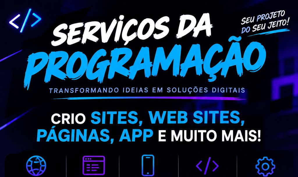CRIO SITES,APP,WEB SITES, PÁGINAS E MUITO MAIS PARA VOCÊ!!!
