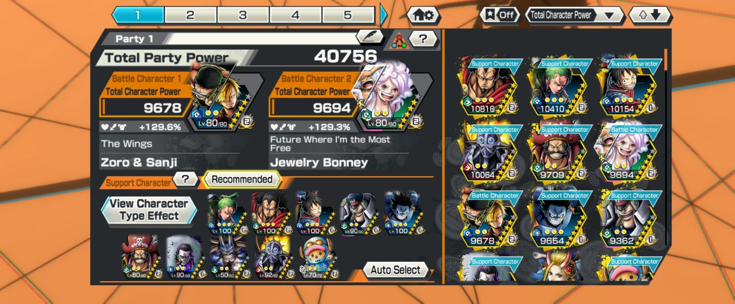 Conta One piece bounty rush 5 Ex