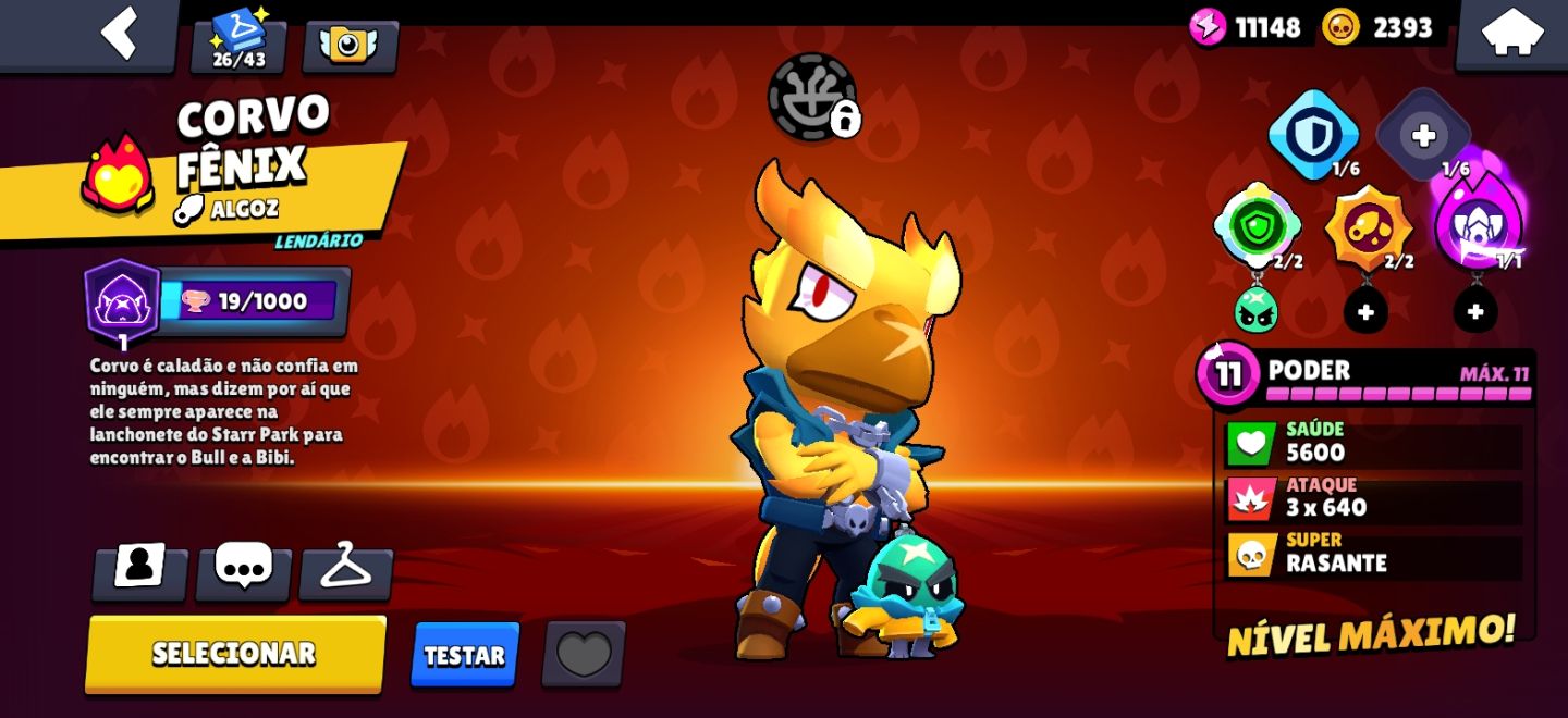 CONTA DE BRAWL STARS MUITO RARA COM A SHELLY ESTELAR