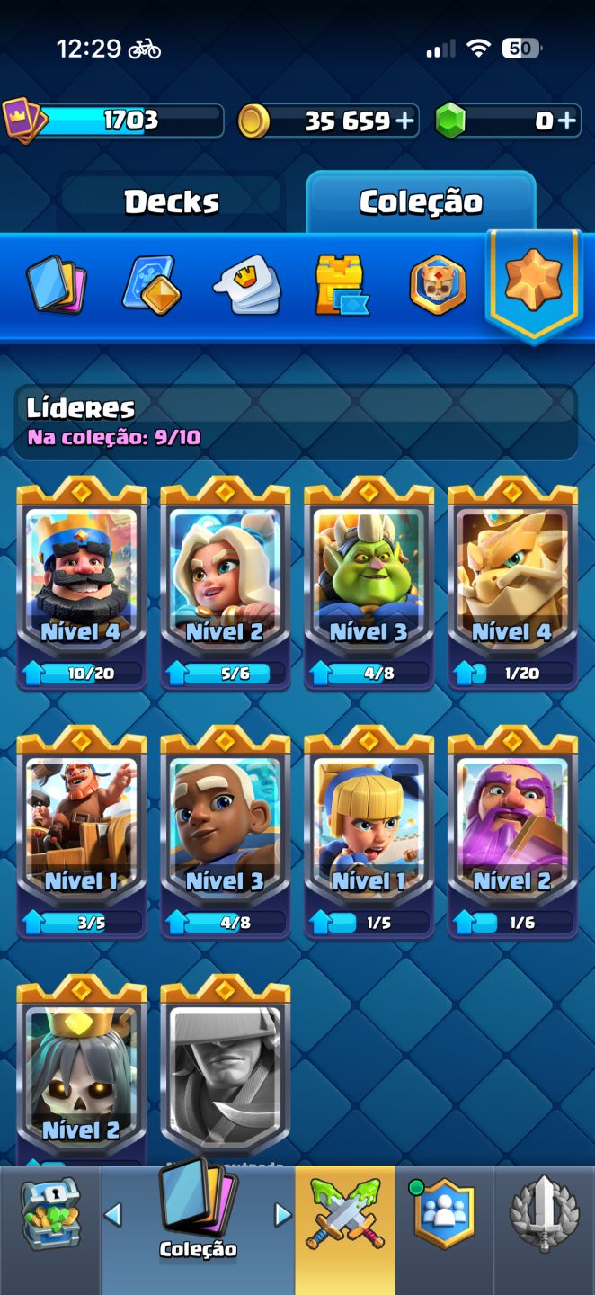 Conta 10 anos clash royale