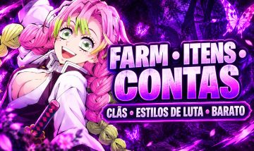 PROJECT SLAYERS 2 SERVIÇOS CONTAS FARM ITENS ESTILO DE LUTA CLANS BARATO!!