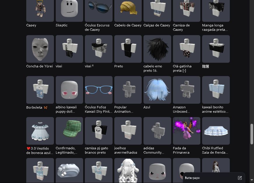 DUAS CONTAS DE ROBLOX COM SKINS E MUITAS COISAS NO BLOX FRUITS