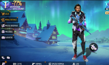 CONTA FREE FIRE ITENS MUITO RAROS