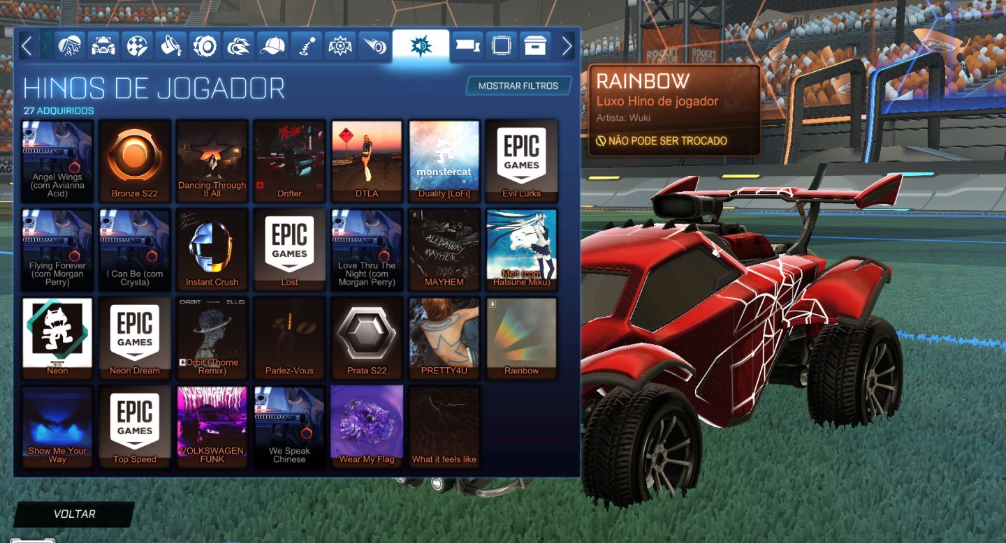 CONTA ROCKET LEAGUE - TAGS GC | NÍVEL 1415 | WINRATE 70.5%