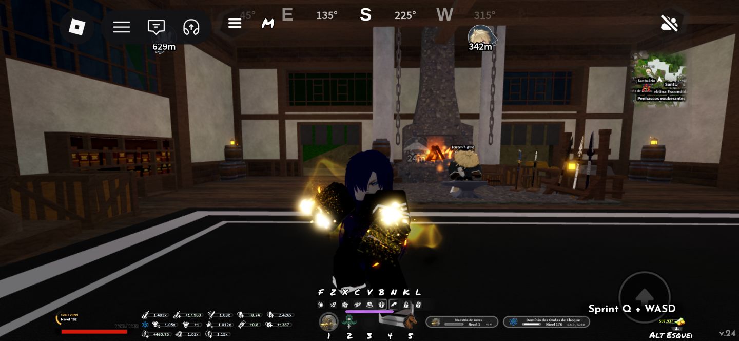 Conta de Project Slayer 2 Com Luva tier 2