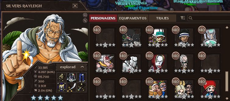 14K DE TRIP/CONTA COM RAYLEIGH E SET DO HAWKINS+16 GLA-GRAND LINE ADVENTURES