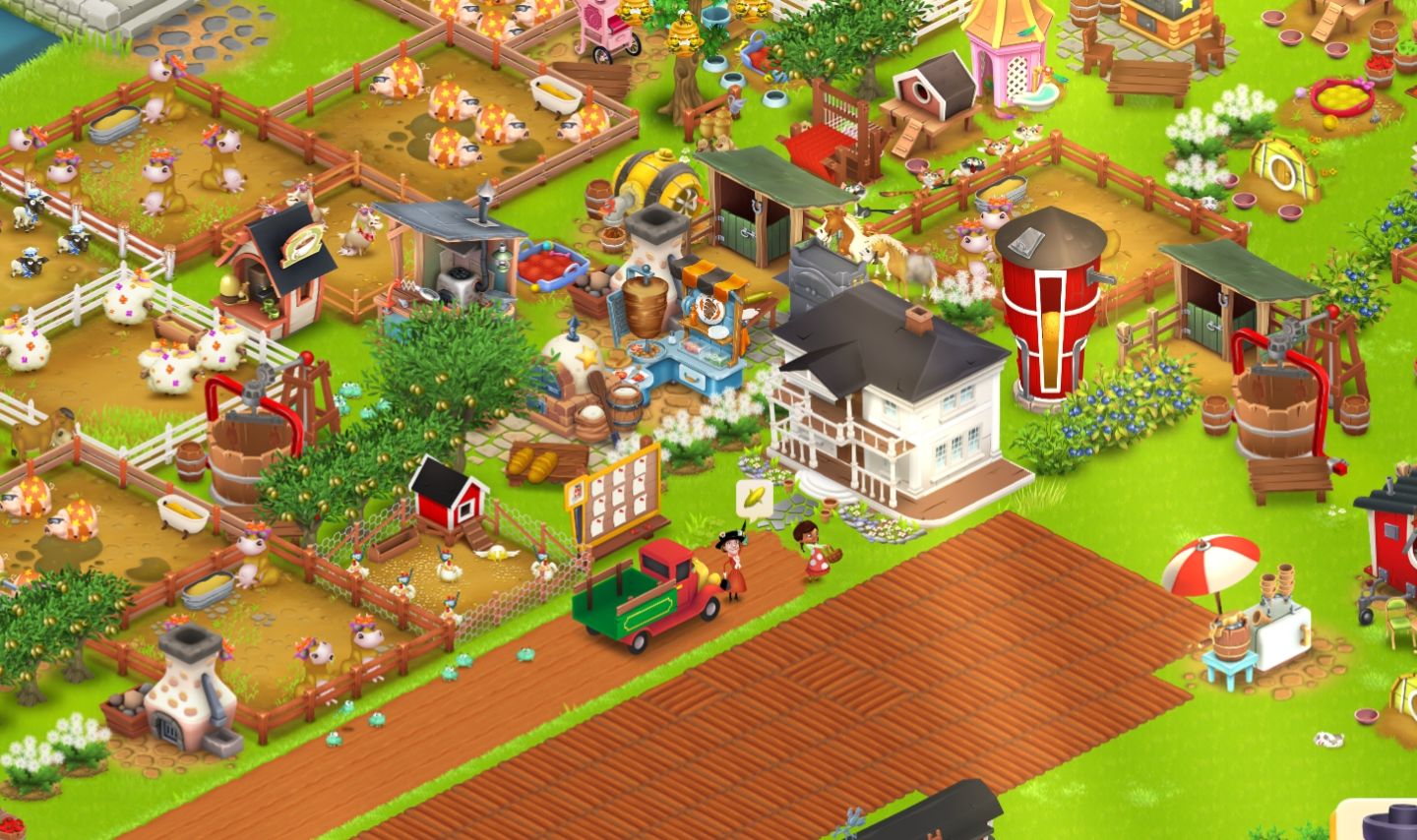 CONTAS HAY DAY TODAS COM CELEIRO 4K!