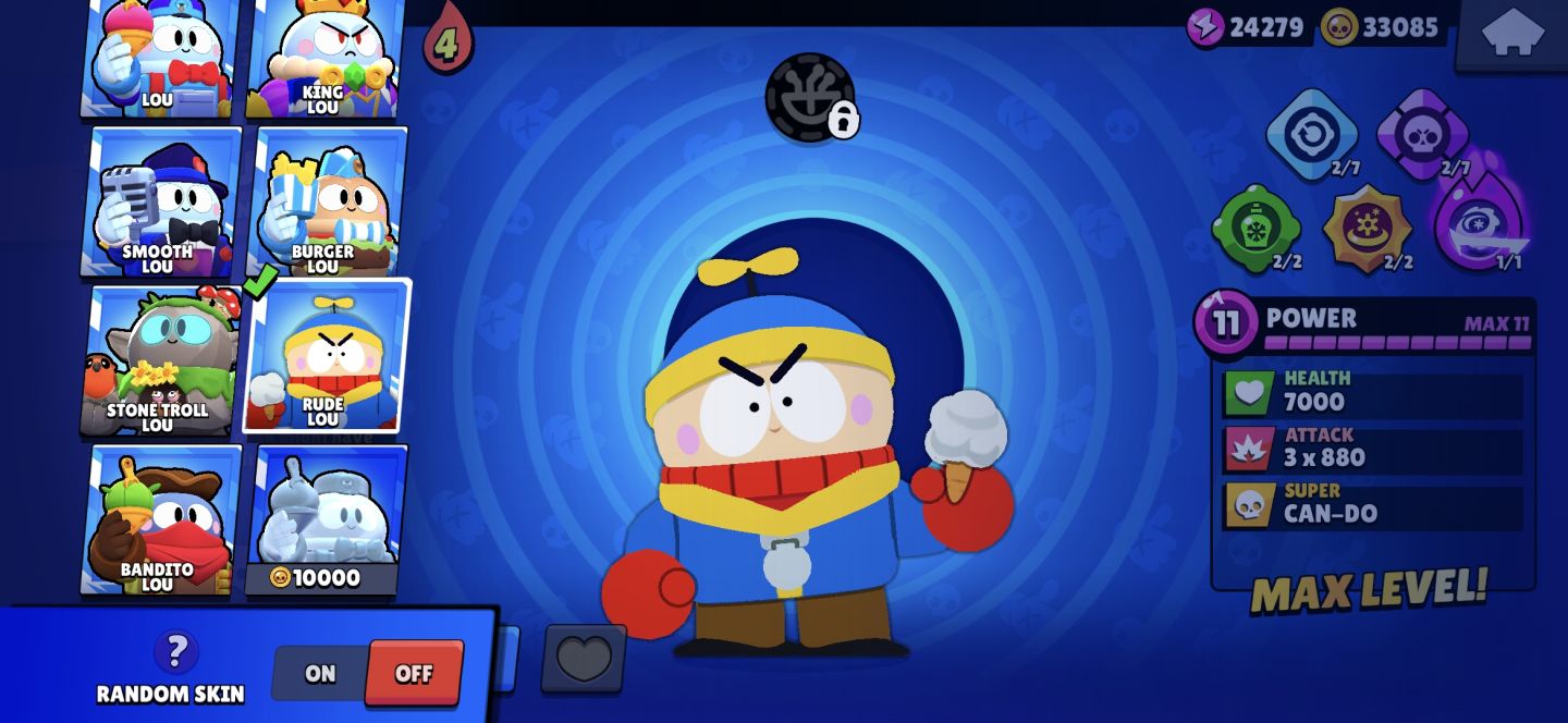 Conta Brawl stars 70k+ 104/104 Skins raras e esclusivas