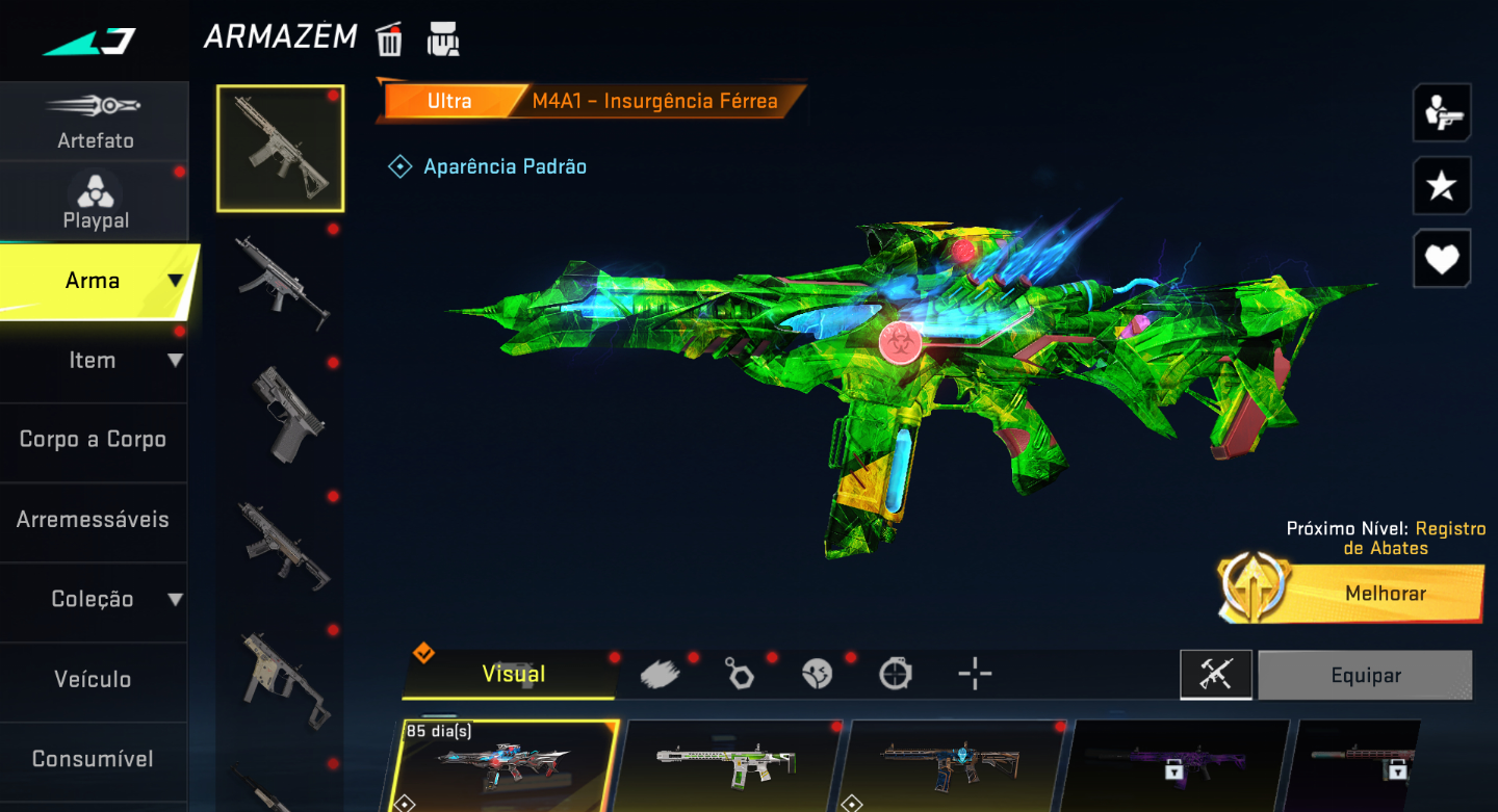 [PROMOÇÃO]BLOOD STRIKE LV50 PLATINA II - M4A1 ULTRA INSURGÊNCIA