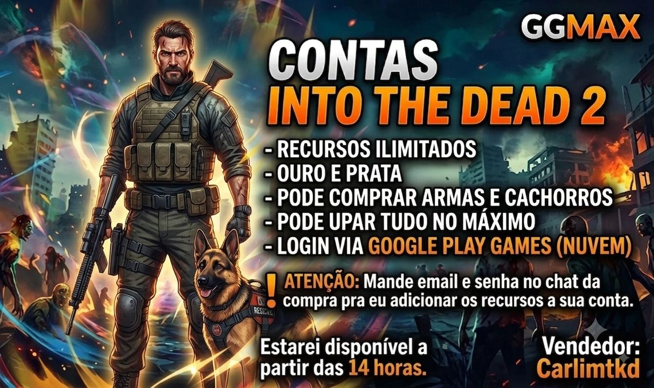 CONTAS FULL INTO THE DEAD 2 RECURSOS (OURO E PRATA E COROA