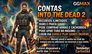CONTAS FULL INTO THE DEAD 2 RECURSOS (OURO E PRATA E COROA