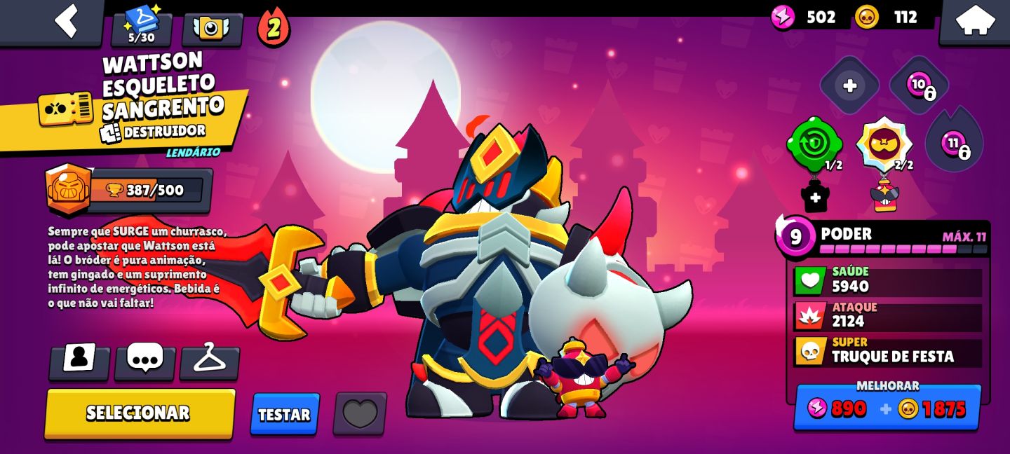 Conta Brawl Stars 8k de Troféus + 31 Brawler.