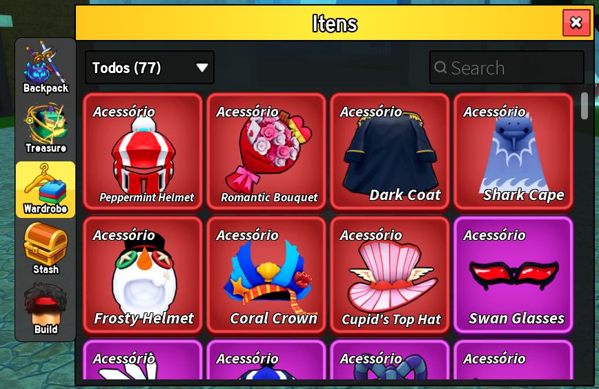 TITLE PIRATE KING E BALDIE | 12 PERMS | TODAS AS CORES DA RUMBLE | 1B BELLY