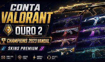 Conta Valorant | Champions 2023 Vandal | Reaver, Ion, Gaia,Mystbloom,Prime