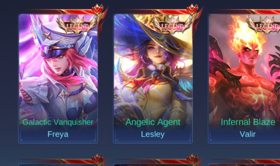 CONTA MOBILE LEGENDS FULL HERO + DE 100 SKINS RARAS
