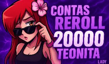 (78% de DESCONTO DIA DAS CRIANÇAS )CONTAS DE SKULLGIRLS 1.000,00 DIMAS +