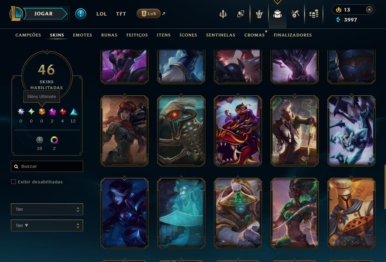 [ACESSO IMEDIATO] PAX Sivir 46 Skins 139 Campeões