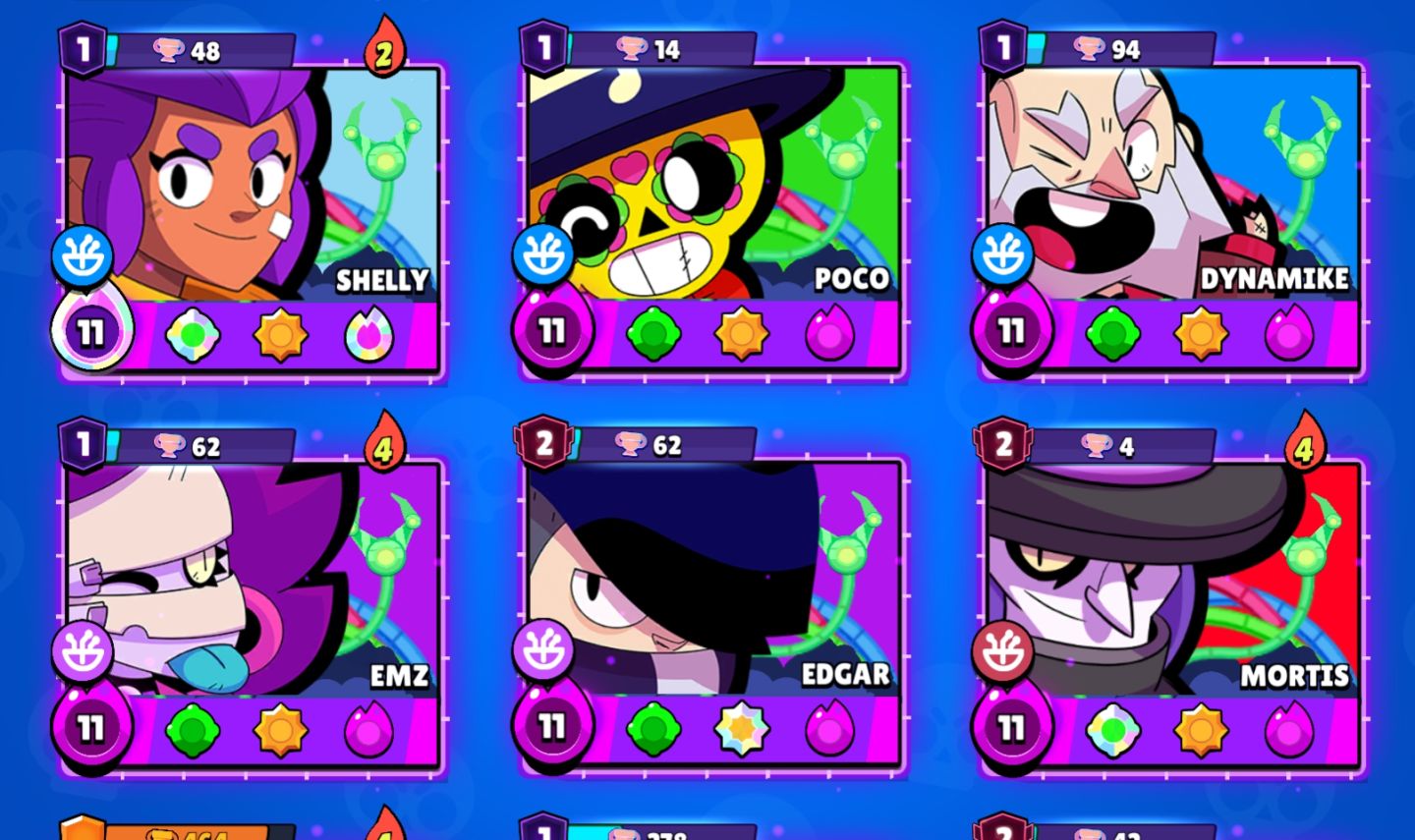 CONTA DE BRAWL!! CONTA BOA PARA INICIAR,POSSUI DIVERSAS SKINS E 15 PRESTÍGIOS