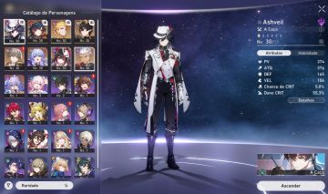 CONTA REROLL HONKAI STAR RAIL: ASHVEIL + MORTENAX BLADE E OUTROS