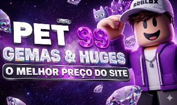 [1b + Brinde = R$10] (90% OFF) Pet Simulator 99 - PS99 GEMAS & HUGES & Titanic