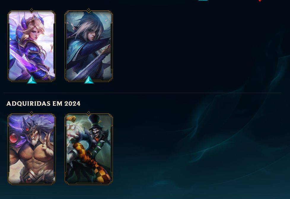 Conta LoL Diamante 4 38 PDL - 165 SKINS