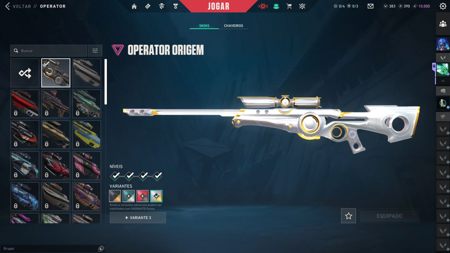 Conta de LOL e Valorant com SKINS