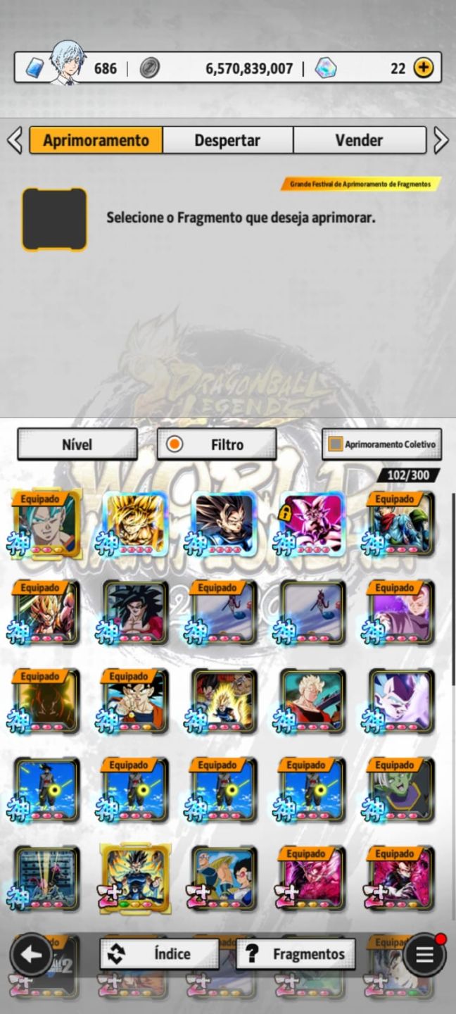 Conta completa, times formados e equipamentos godly com goku Black lf