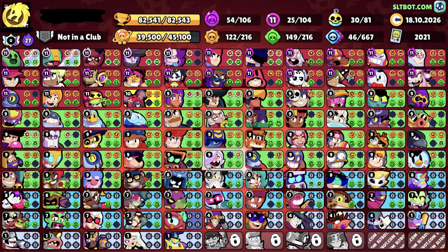 Conta Brawl Stars + Clash Royale | 82.5k Troféus | 392 Visuais | 79 Prestígios