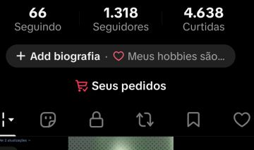 CONTA DE TIK TOK