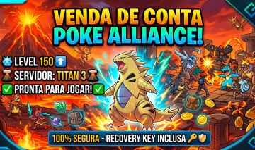 Conta Level 150 - Poke Alliance (PKA) - Servidores Titan