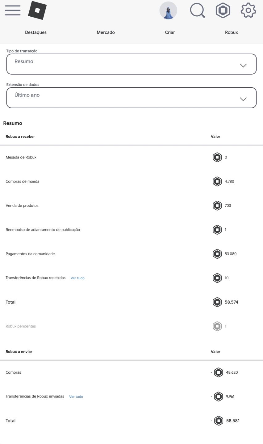 CONTA ROBLOX +100K ROBUX GASTOS | +18 VERIFICADA | MUITAS SKINS