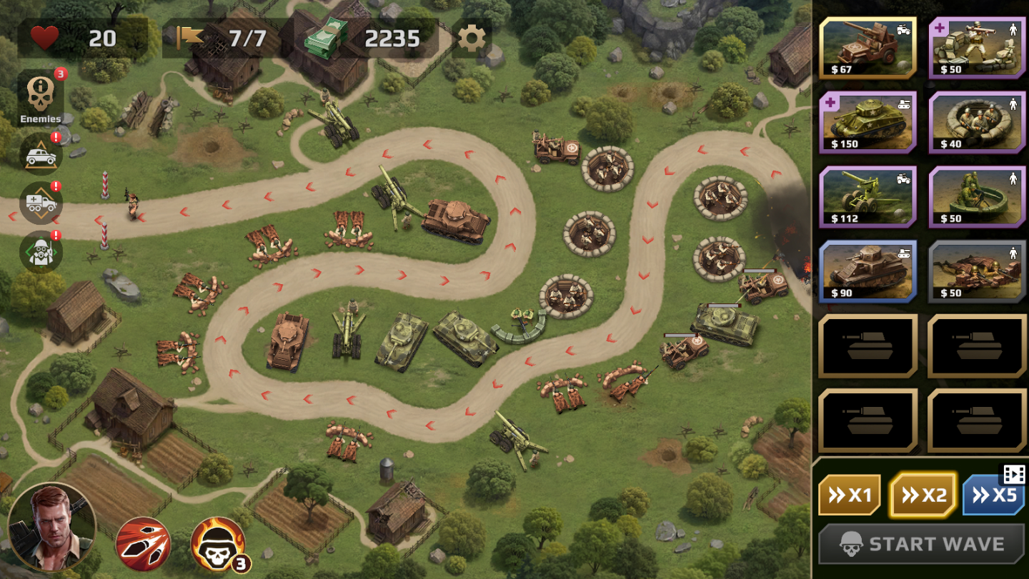 WW DEFENSE 2 | CONTAS COM GOLD + MEDALHAS | ANDROID | TOP VENDAS