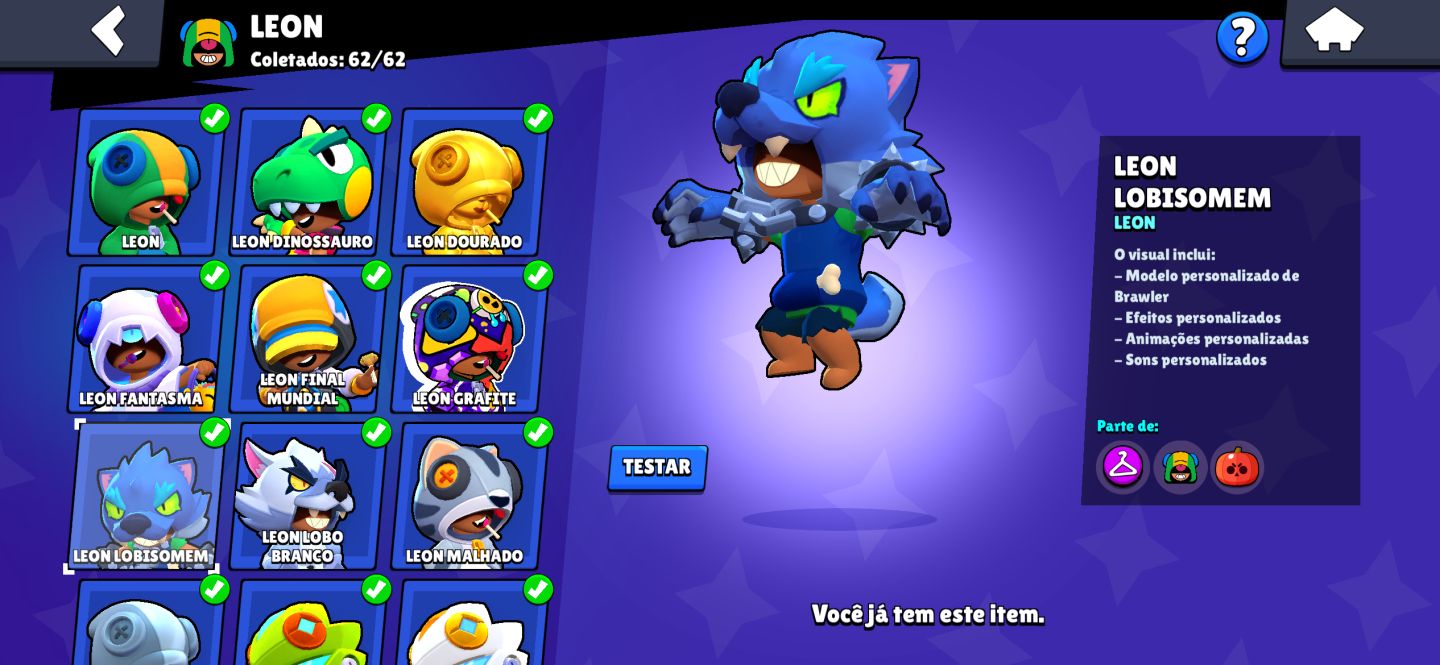Conta full de brawl negociável