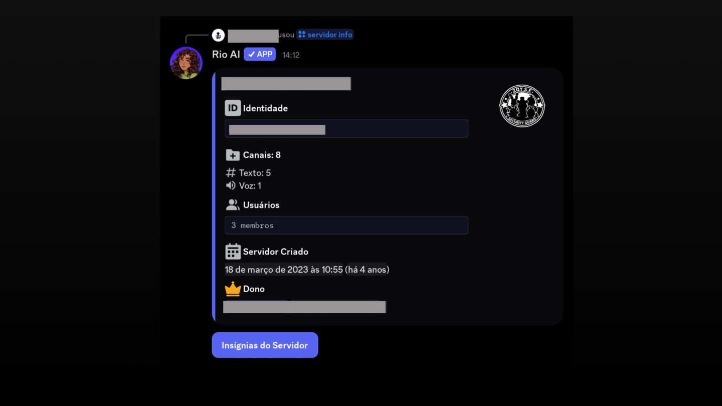 SERVIDOR DISCORD, CRIADO A QUASE 4 ANOS ATRÁS (43 MESES) - SERVER LIMPO