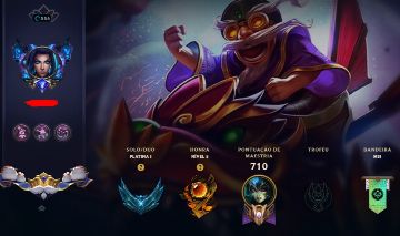 CONTA LOL BR - PLATINA 1 | LVL 556 | 160 SKINS