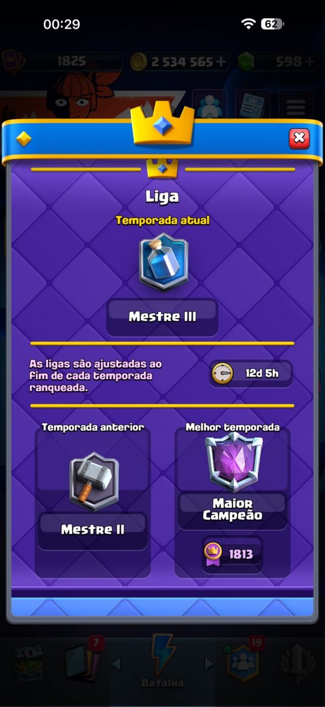 CONTA DE CLASH DE ROYALE DE ALTO NÍVEL À VENDA!