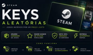 STEAM KEYS ALEATÓRIAS (ENTREGA AUTOMÁTICA!!))
