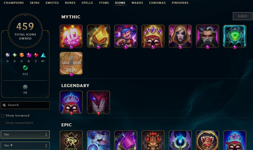 322 SKINS, 183 CHROMAS - CONTA DE LEAGUE OF LEGENDS
