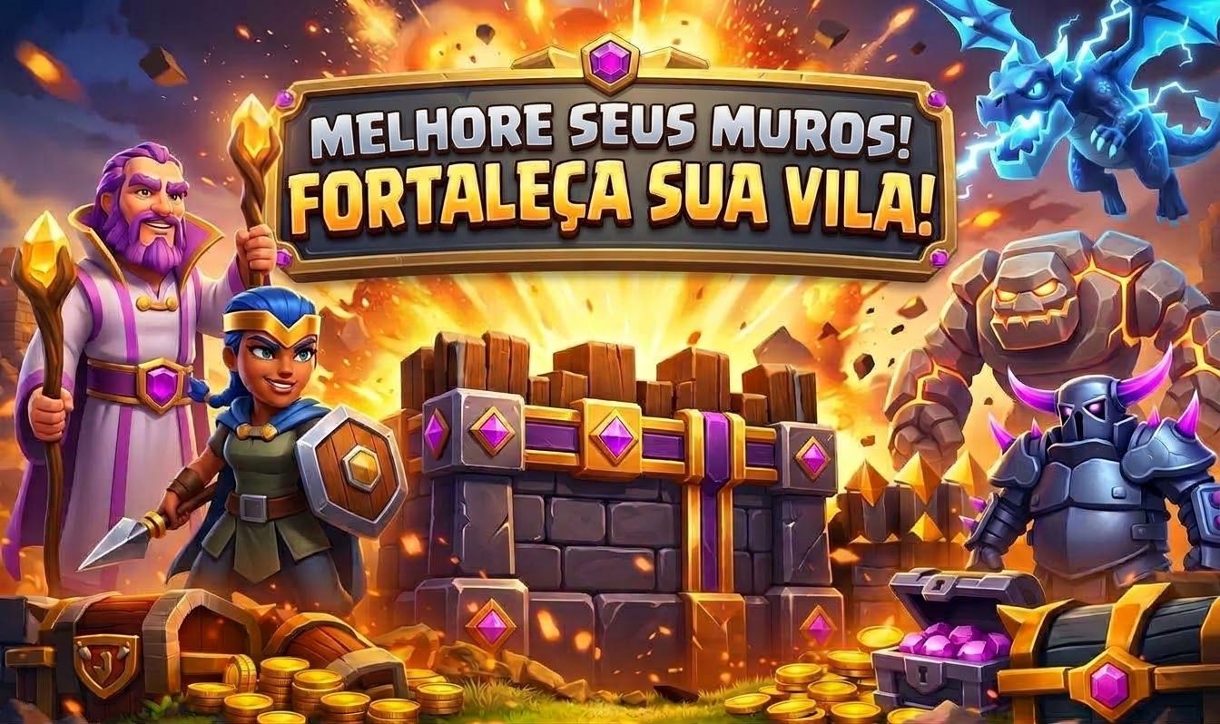 CLASH OF CLANS - SERVIÇO DE UPAR MUROS E FARM | O MAIS RÁPIDO E BARATO DO SITE