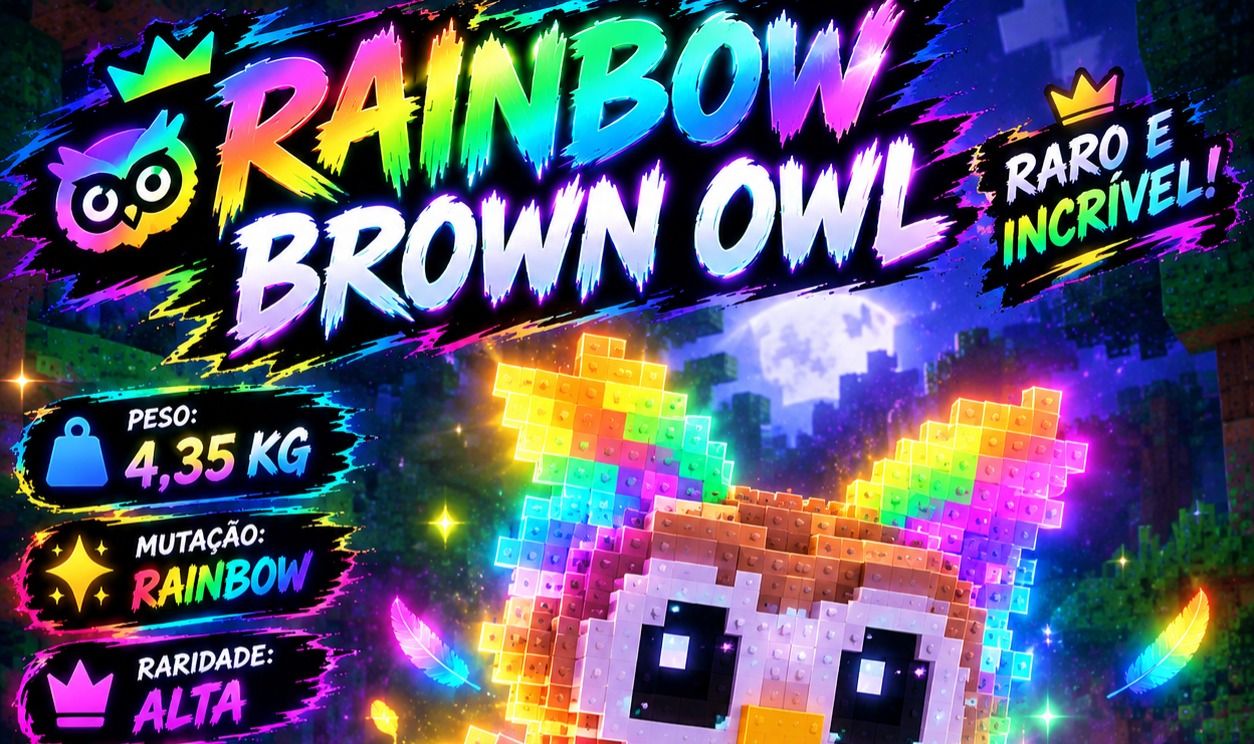 RAINBOW BROWN OWL 4,35 KG | RARO + LINDO
