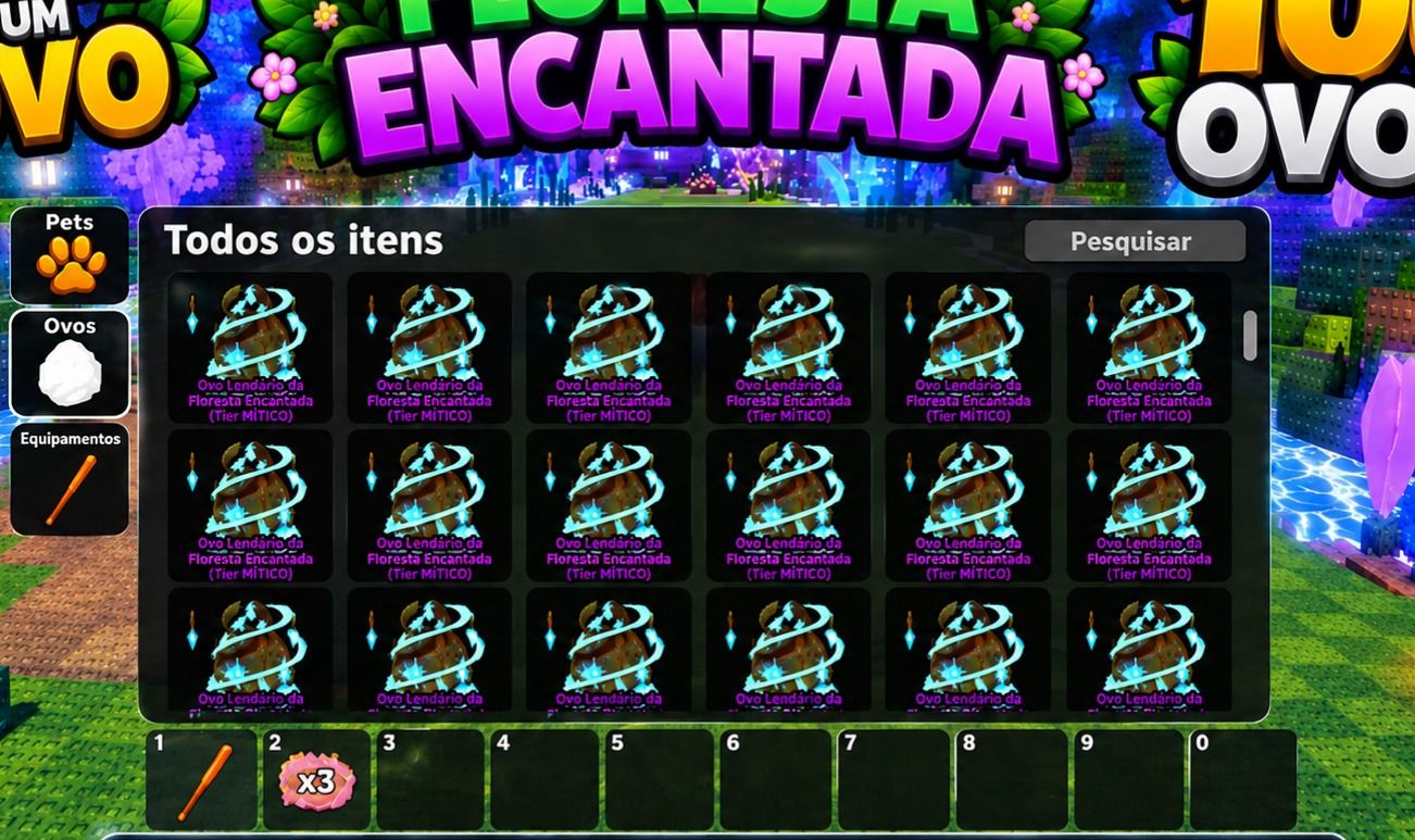 100x Ovo da Floresta Encantada Steal An Egg