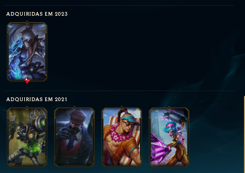 CONTA PRATA 1 - UPADA A MÃO - BOA PRA SMURFAR - ALGUMAS SKINS BOA!