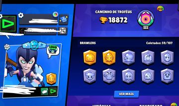 CONTA BRAWL STARS 18 MIL TROFÉUS