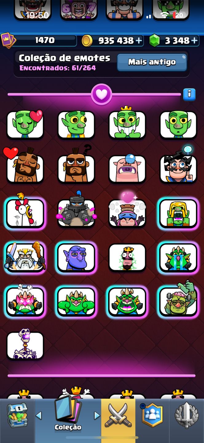 Conta de Clash royale rara e upada