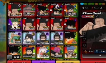 CONTA ANIME EXPEDIÇÃO COM TIME UNBAUND E ROBUX GASTOS (personagem de torneio)