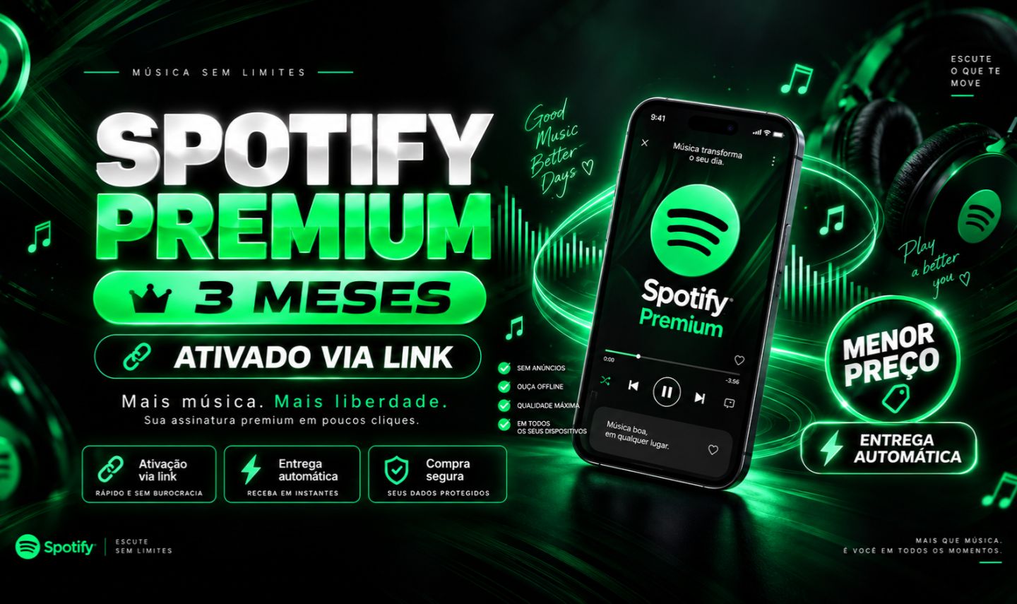 SPOTIFY PREMIUM | DIRETO NA SUA CONTA