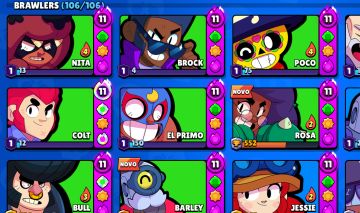 Conta brawlstarts, muito bem upada
