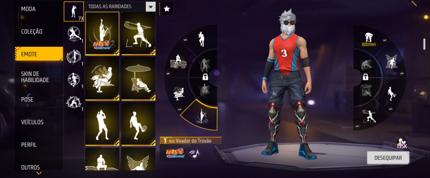 Conta de free fire rara e antiga