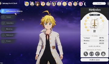 Conta The seven deadly origin com meliodas C7 - oportunidade unica