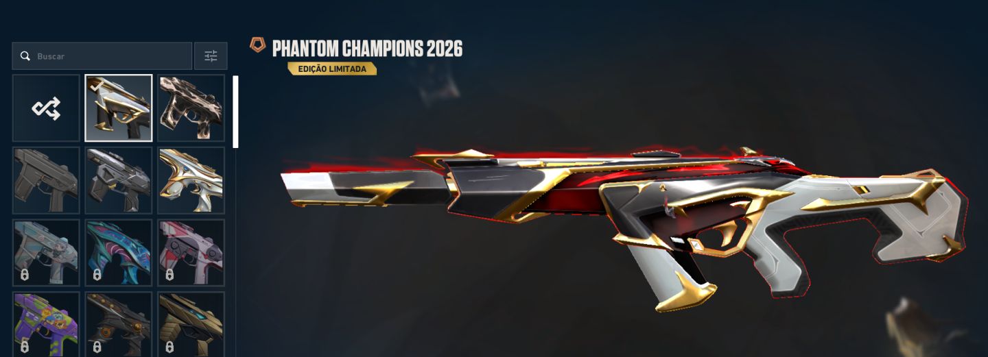 Conta Valorant | Karambit RGX, Foice Nocturn e Phantom Champions 2026